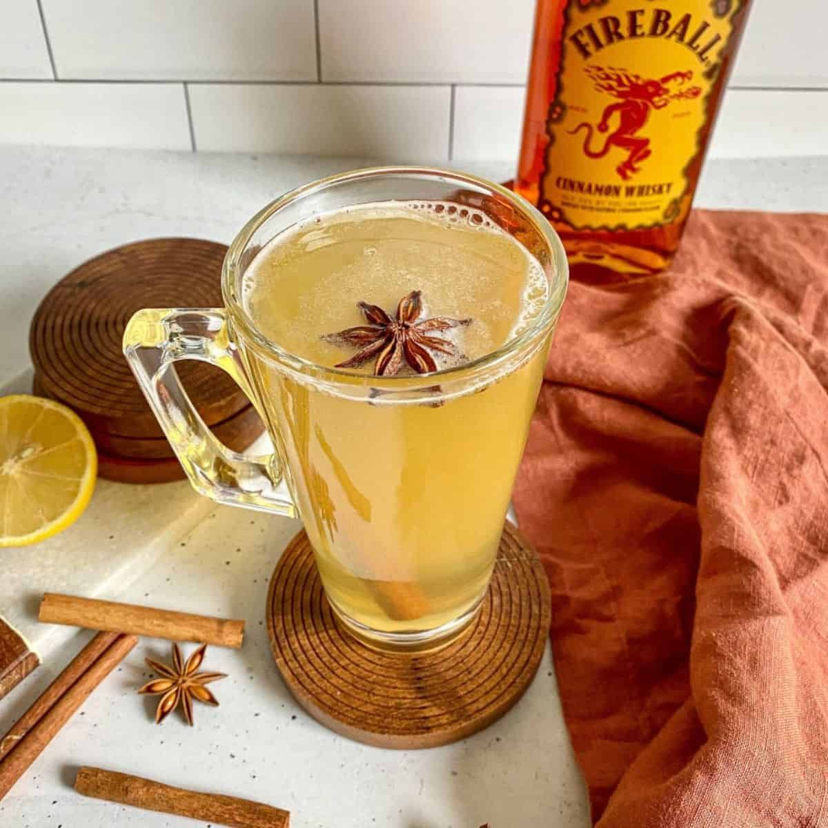 Fireball Hot Toddy - Happy Honey Kitchen