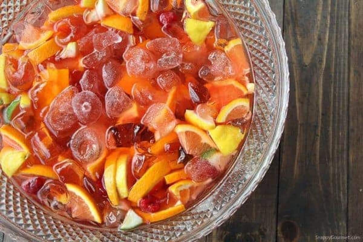 Raspberry Sangria Punch 