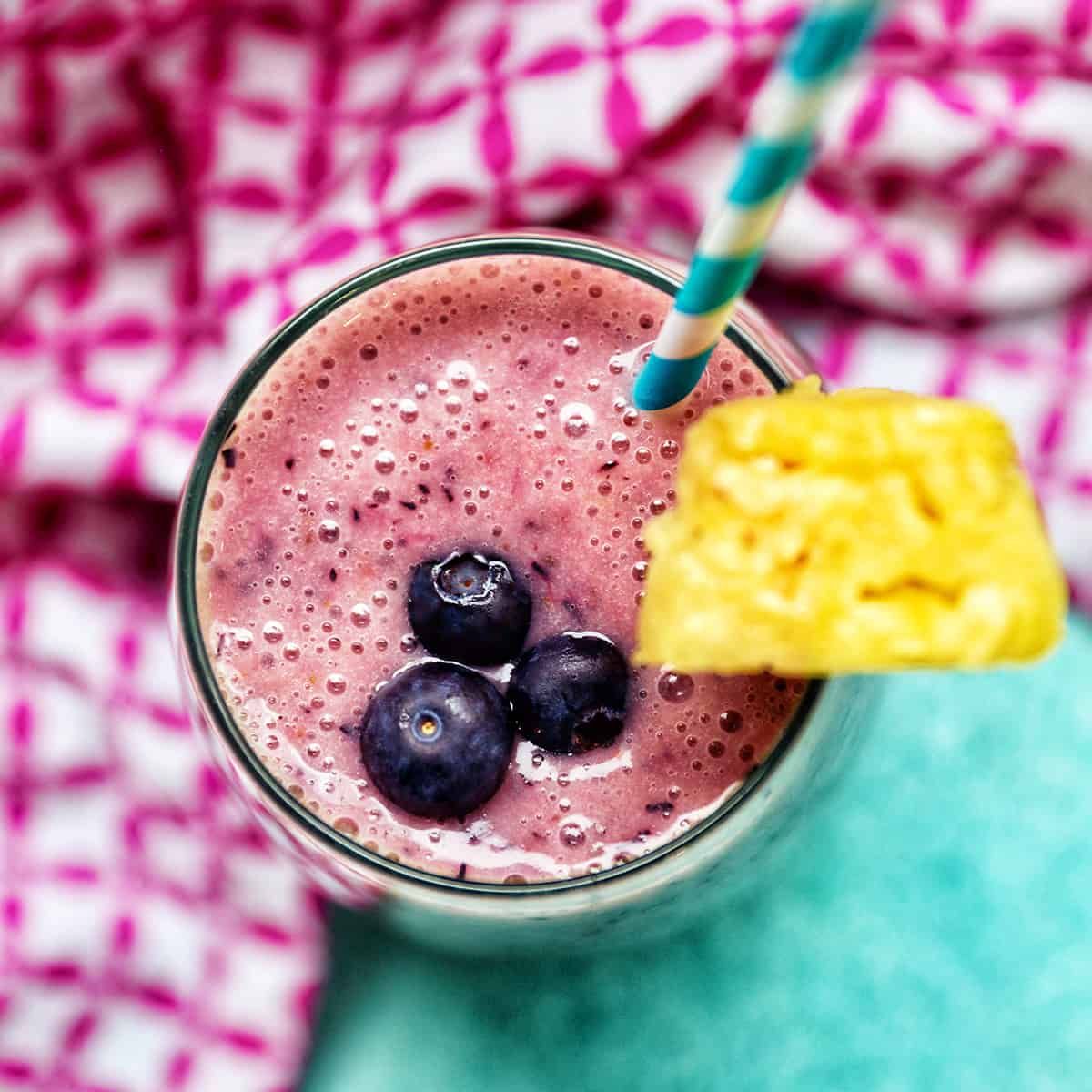 Blueberry Pineapple Smoothie