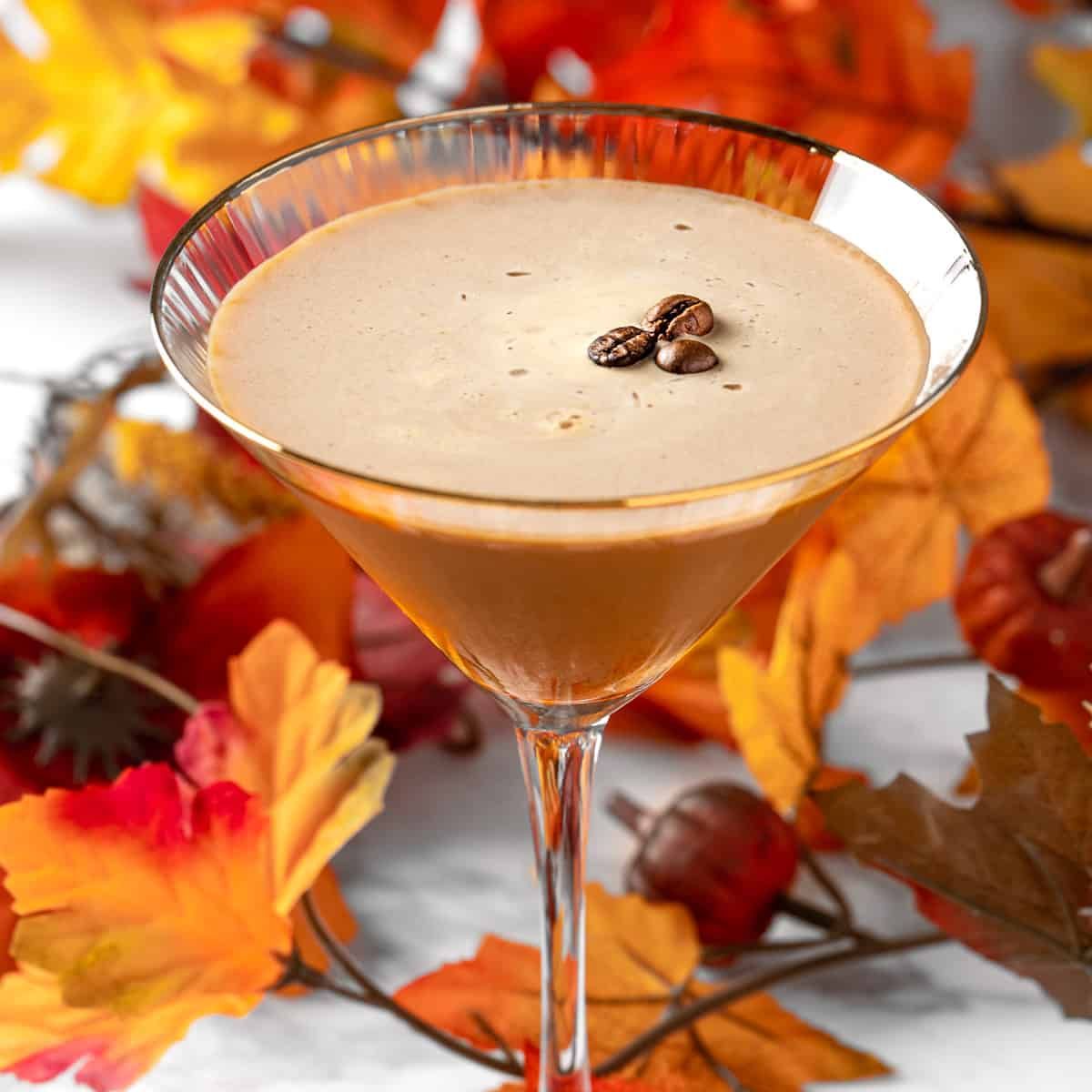 Pumpkin Spice Espresso Martini - The Littlest Crumb