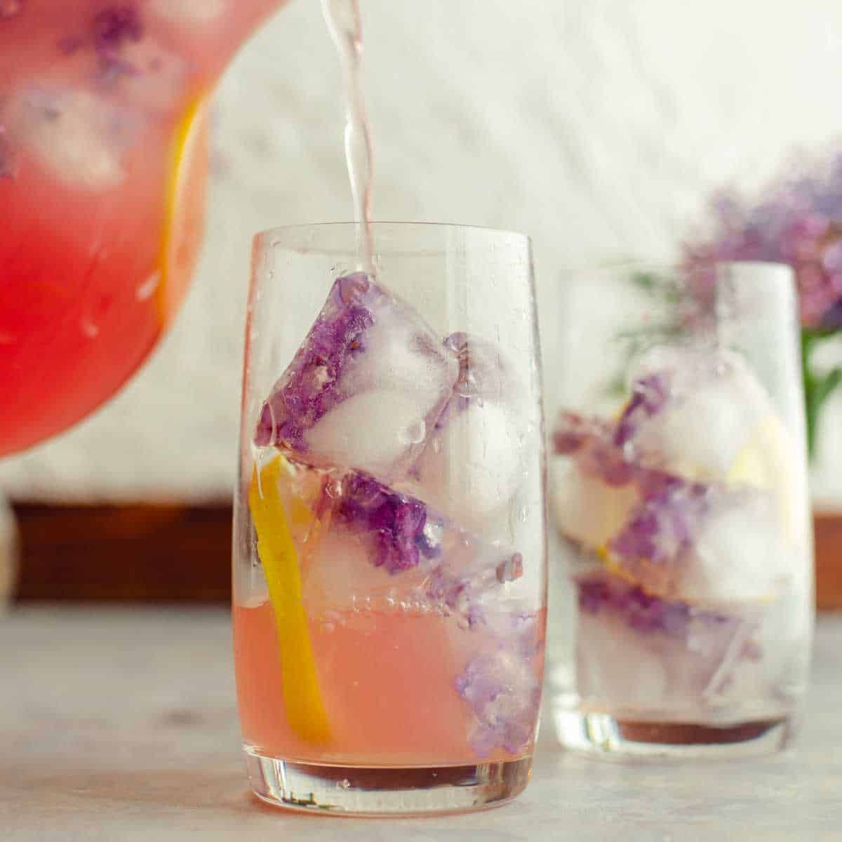 Refreshing Lilac Lemonade
