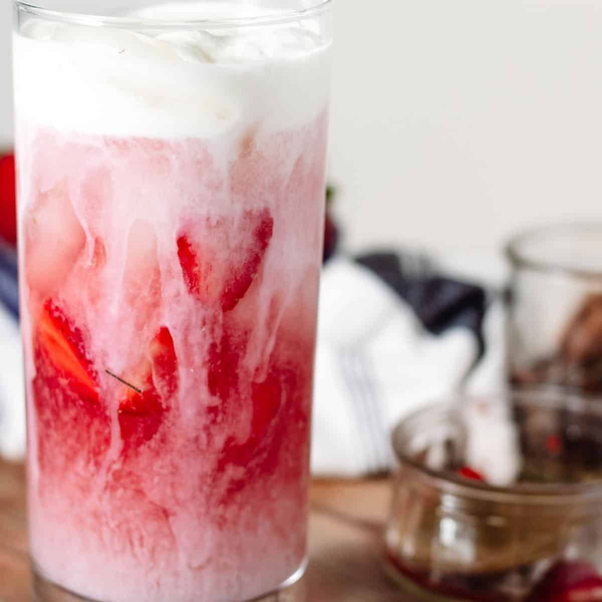 Pink Drink with Vanilla Cold Foam (Starbucks Copycat)