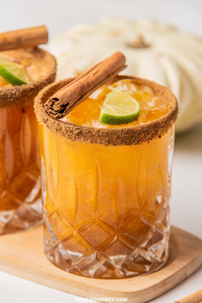 Pumpkin Spice Margarita - ZEN AND HONEY