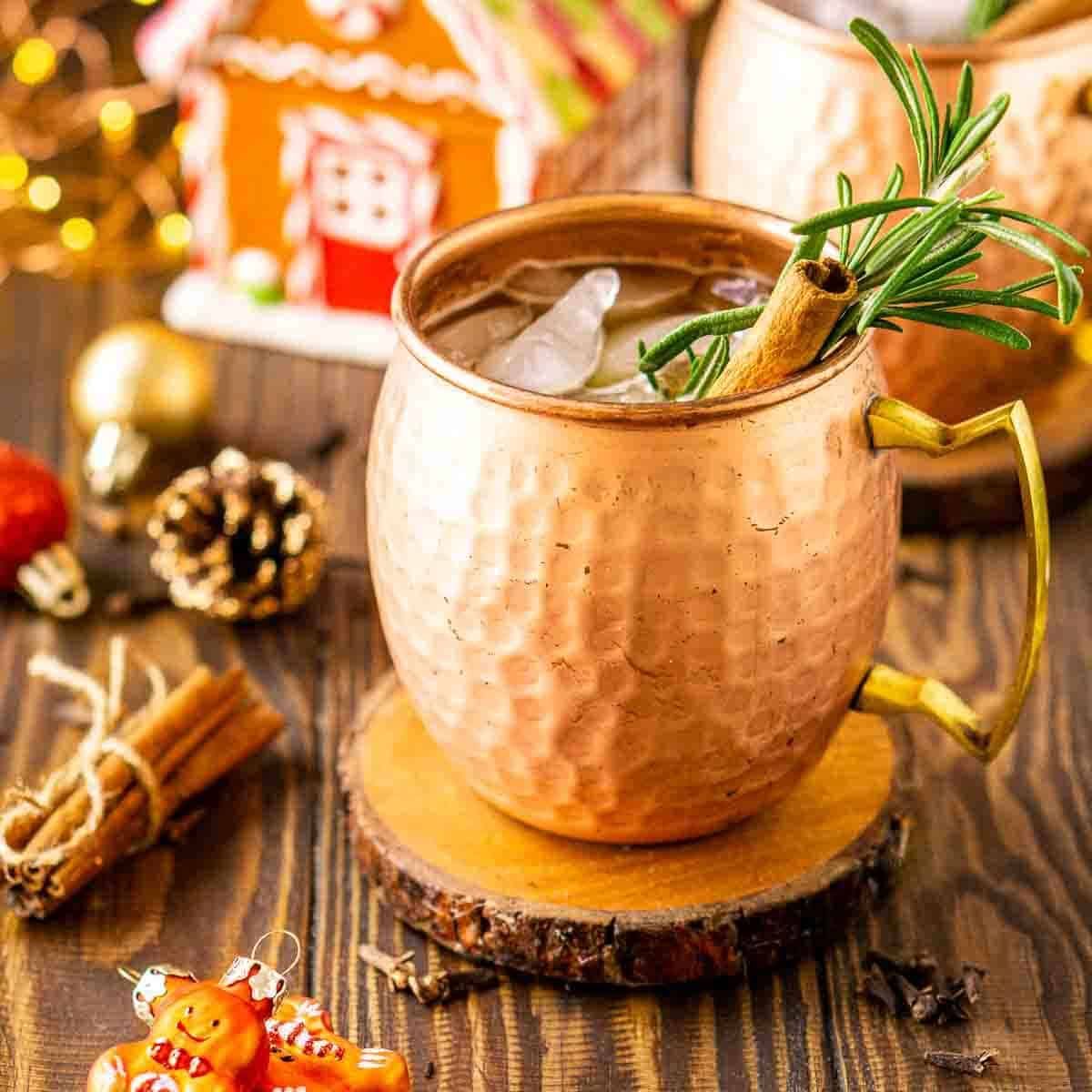 Gingerbread Mule Cocktail