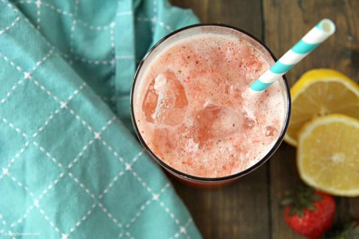 Strawberry Mint Lemonade