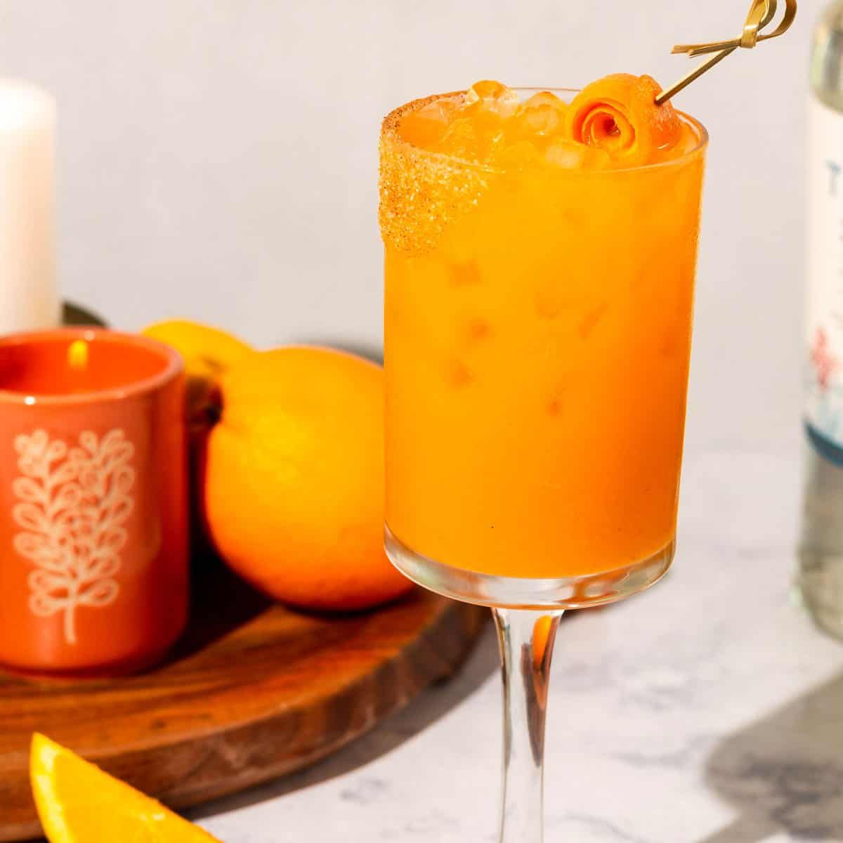 Easy Pumpkin Spice Margarita