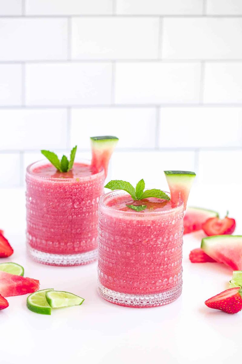 Watermelon Strawberry Cooler