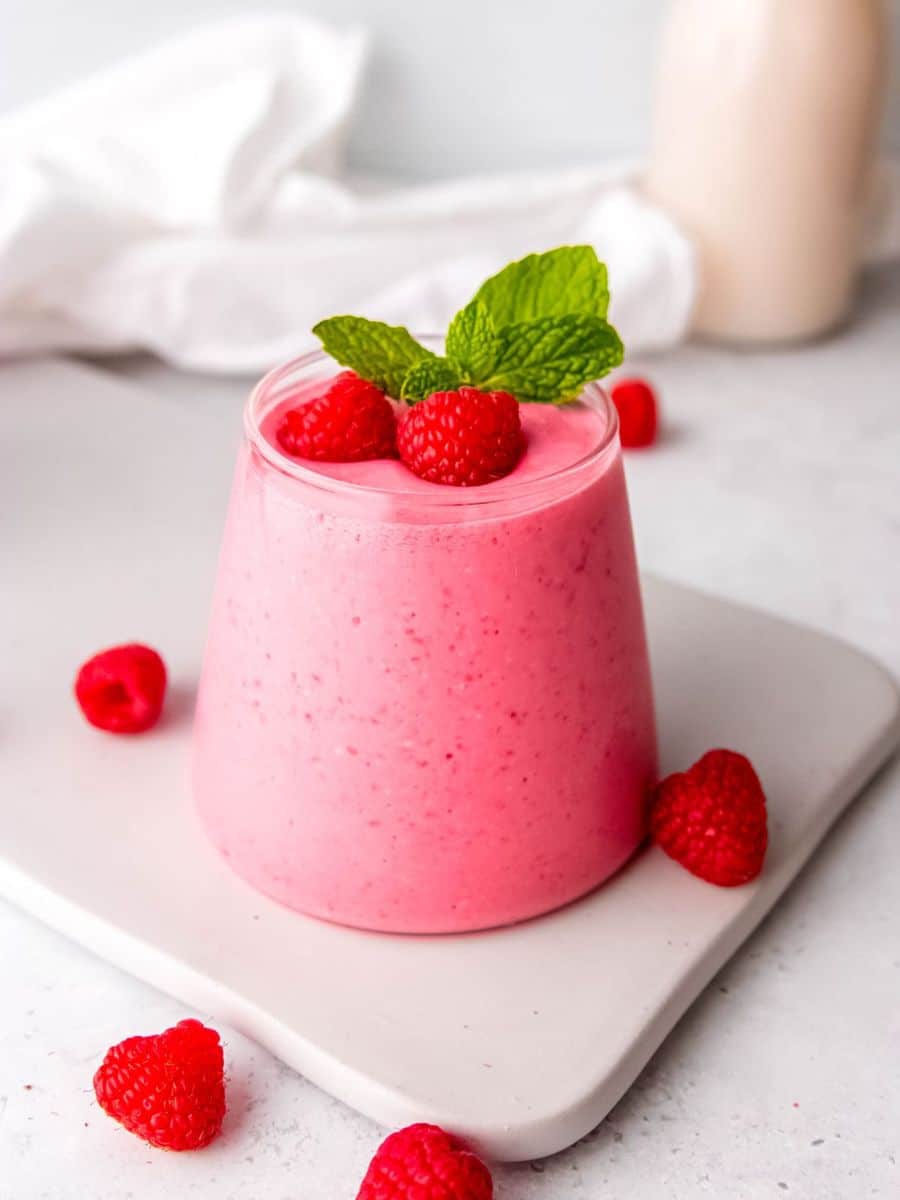 Raspberry Smoothie (Without Banana)