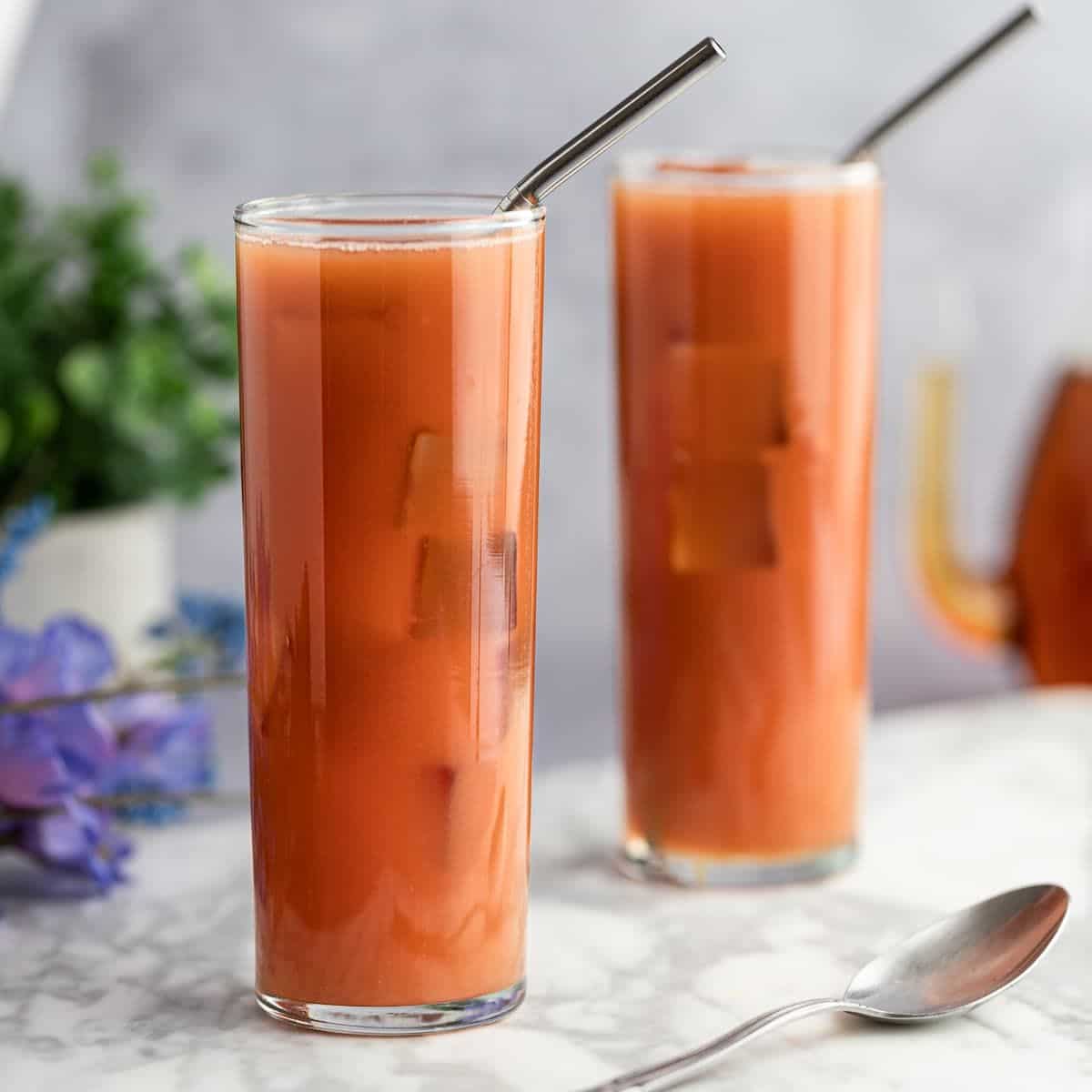 Iced Guava Black Tea - The Littlest Crumb