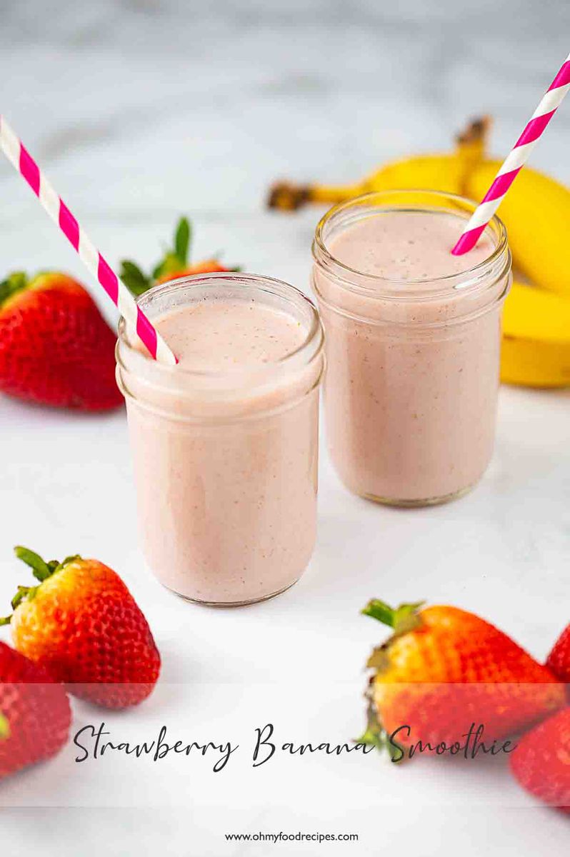 Strawberry Banana Smoothie Without Milk