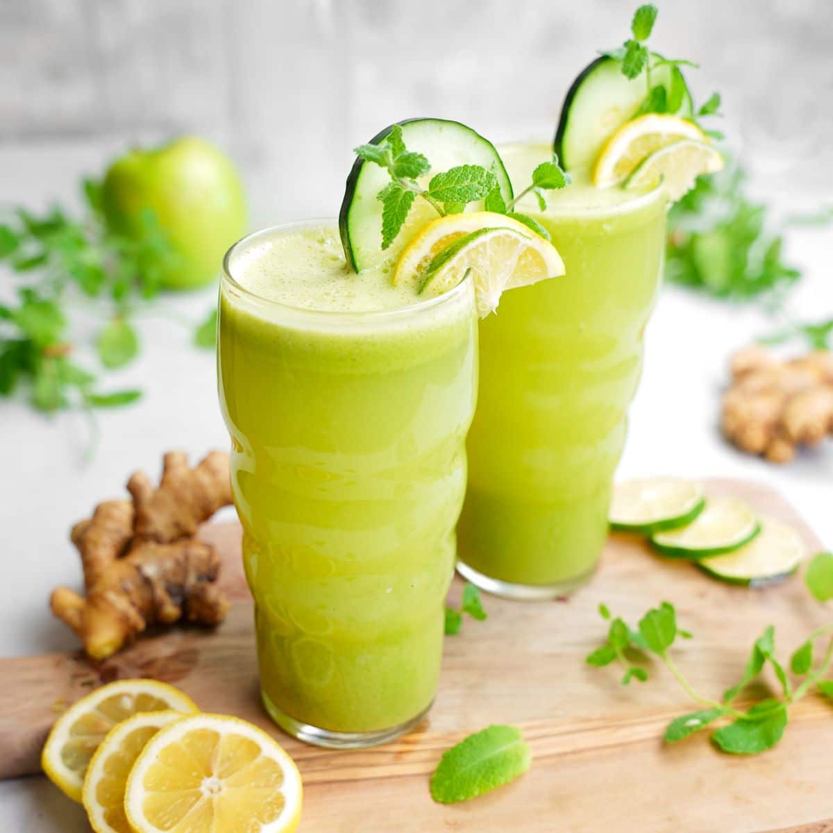 Cucumber Mint Juice - The All Natural Vegan