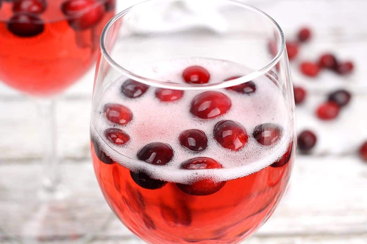 Cranberry Prosecco Punch