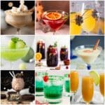 photo collage of christmas cocktail ideas